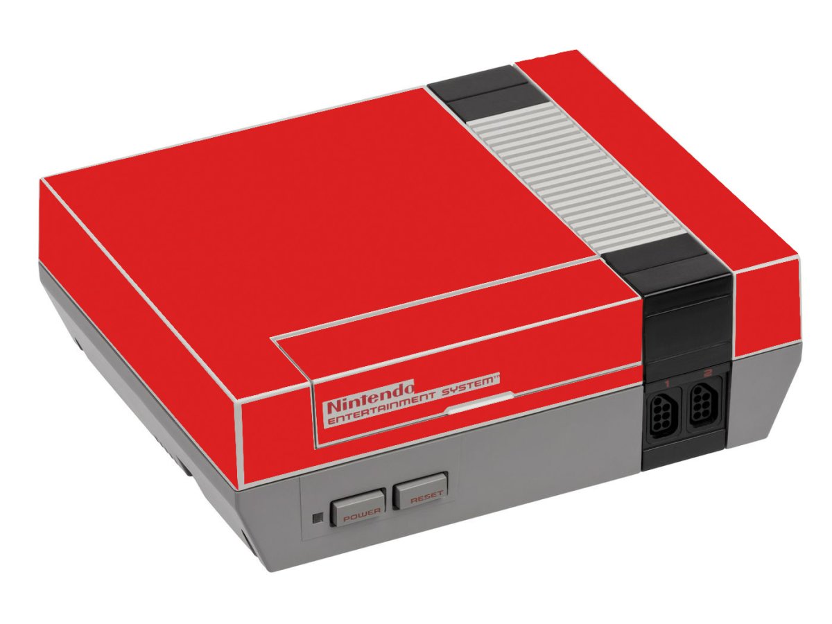 Nintendo NES RED Console Skin