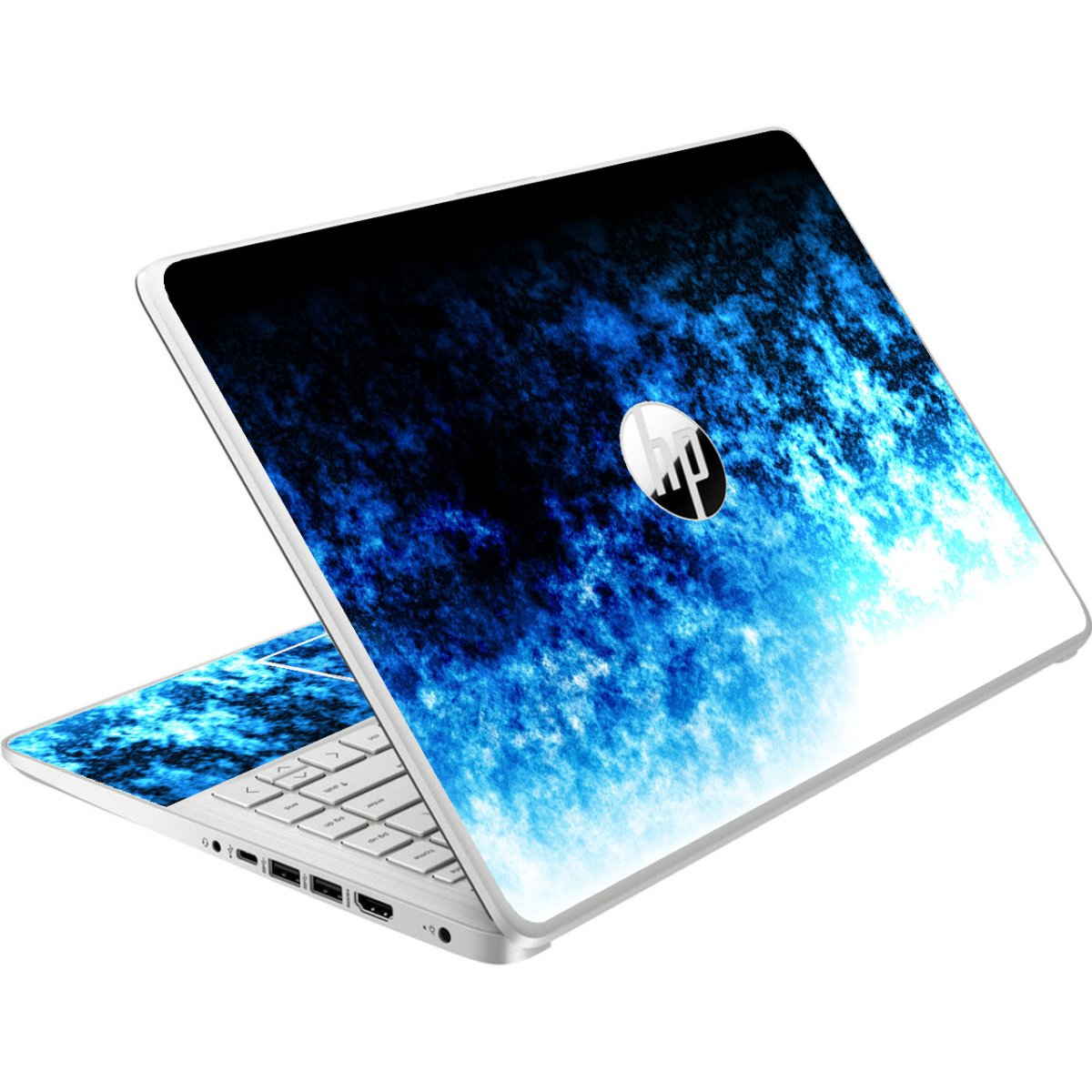 HP NoteBook 14-DQ0057NR ABSTRACT FLAMES Laptop Skin