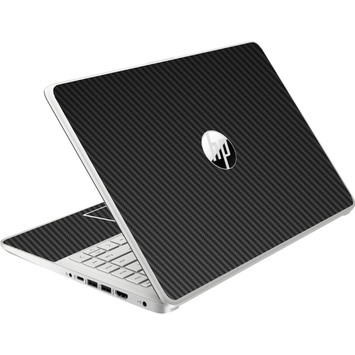 HP NoteBook 14-DQ0057NR BLACK CARBON FIBER Laptop Skin