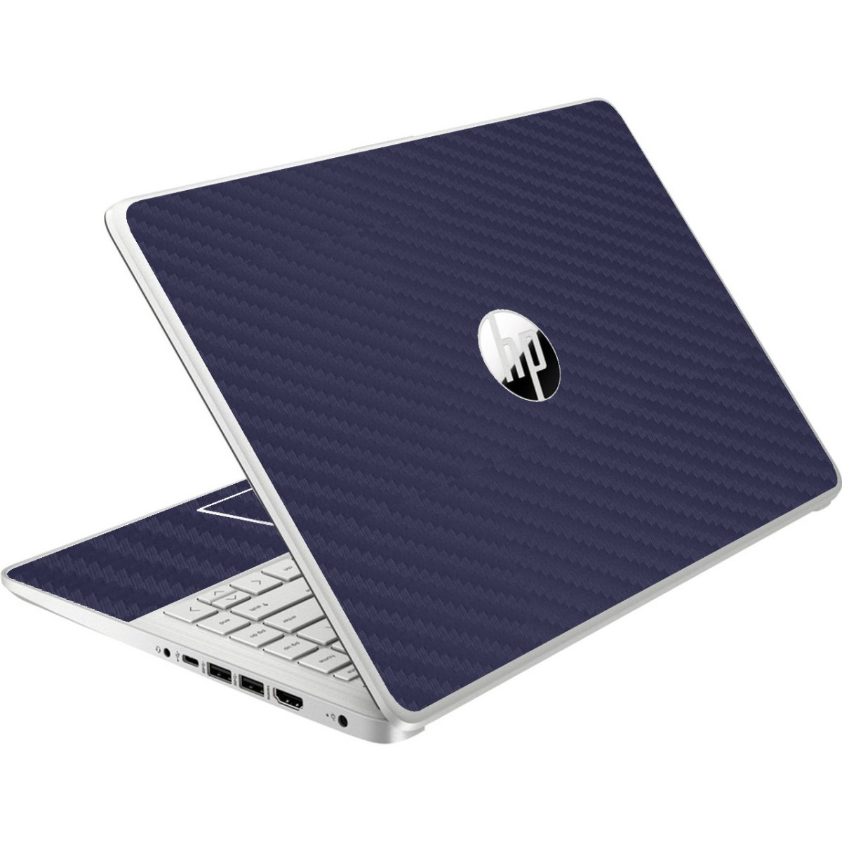 HP NoteBook 14-DQ0057NR BLUE CARBON FIBER Laptop Skin