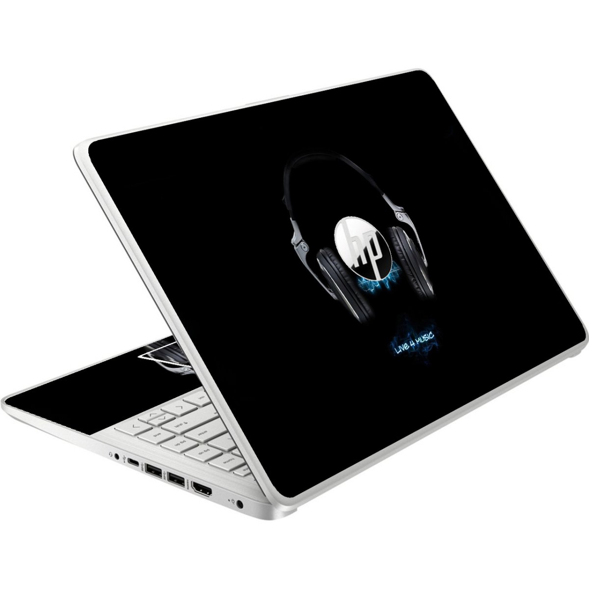 HP NoteBook 14-DQ0057NR HEADPHONES Laptop Skin