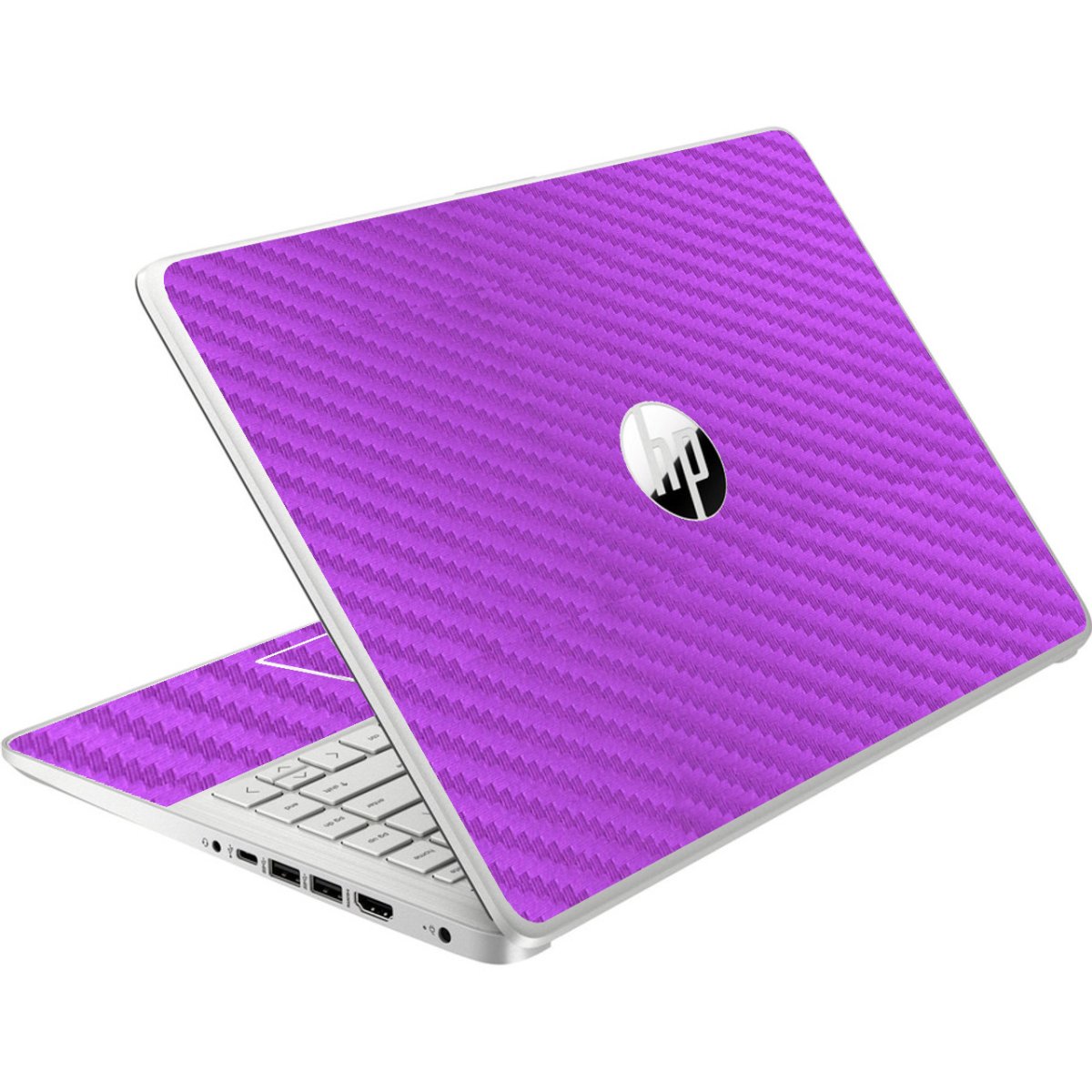 HP NoteBook 14-DQ0057NR PURPLE CARBON FIBER Laptop Skin