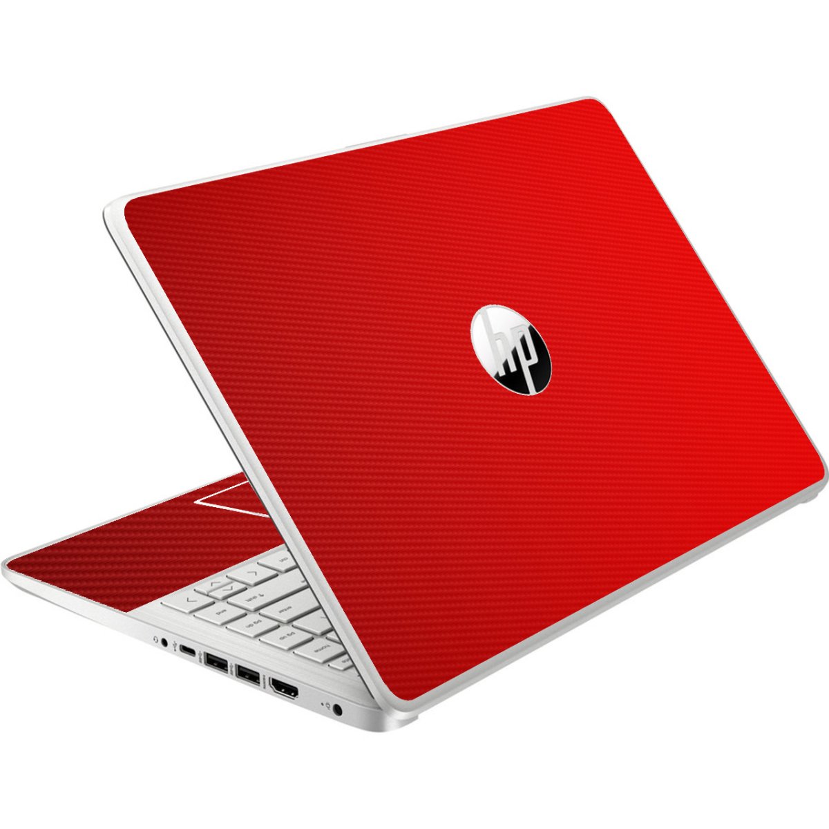 HP NoteBook 14-DQ0057NR RED CARBON FIBER Laptop Skin