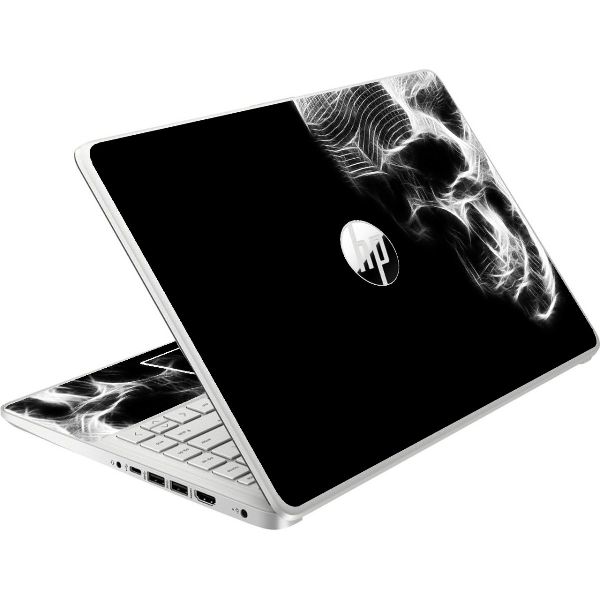 HP NoteBook 14-DQ0057NR SKETCHY SKULL Laptop Skin