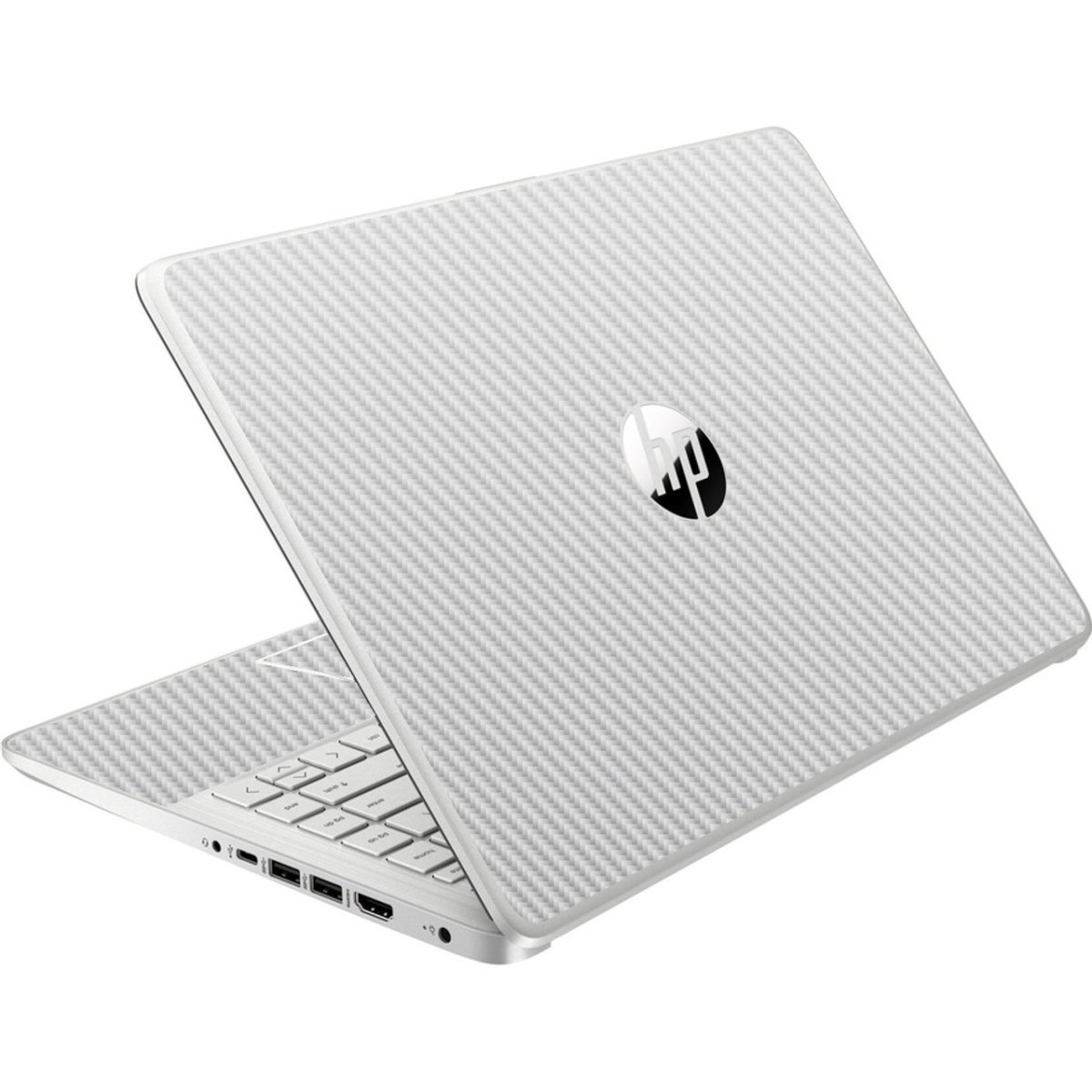 HP NoteBook 14-DQ0057NR WHITE CARBON FIBER Laptop Skin