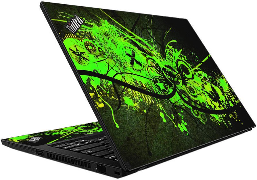 ThinkPad P15S G2 GRAFFITI GREEN Laptop Skin