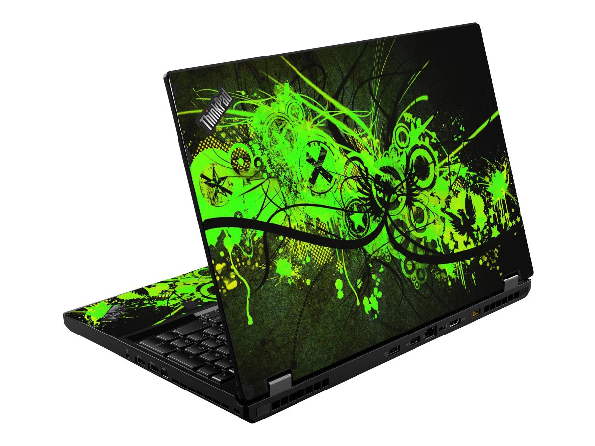 ThinkPad P52 GRAFITTI GREEN Laptop Skin