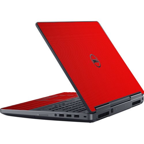 Dell Precision 7510 RED CARBON FIBER Laptop Skin