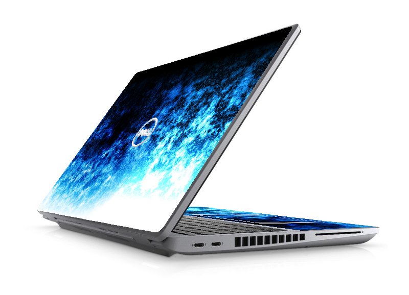 Dell Precision 3561 Workstation ABTRACT FLAMES Laptop Skin