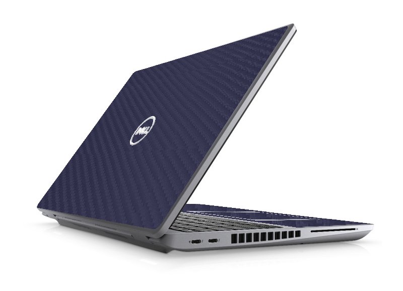 Dell Precision 3561 Workstation BLUE CARBON FIBER Laptop Skin