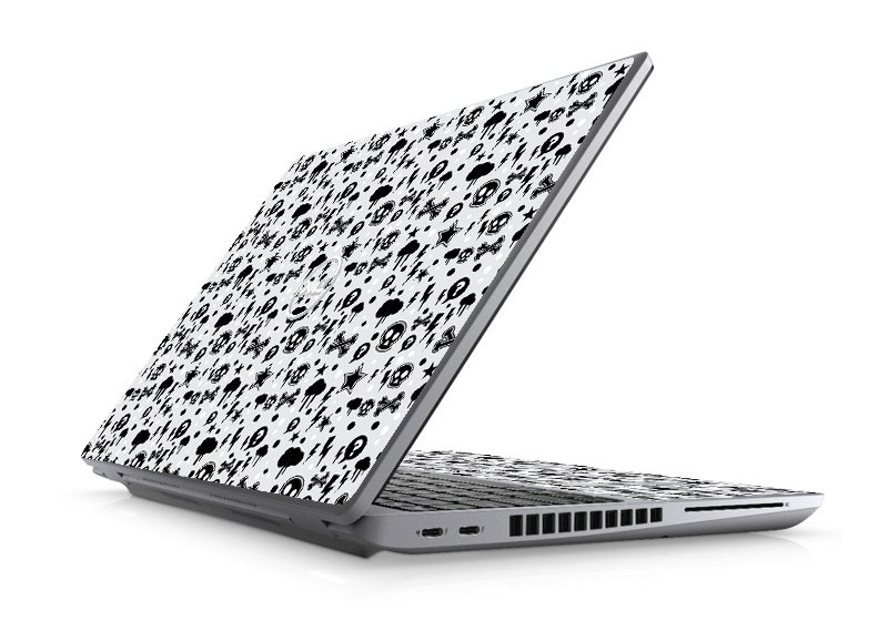 Dell Precision 3561 Workstation PUNK ROCK PATTERN Laptop Skin