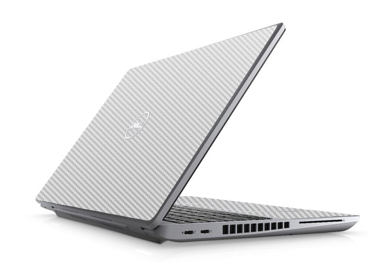 Dell Precision 3561 Workstation WHITE CARBON FIBER Laptop Skin