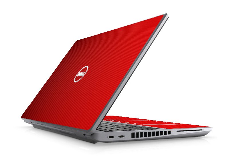 Dell Precision 3561 Workstation RED CARBON FIBER Laptop Skin