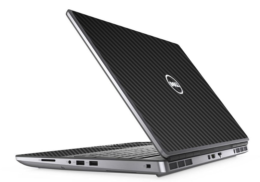 Dell Precision 7550 BLACK CARBON FIBER Laptop Skin