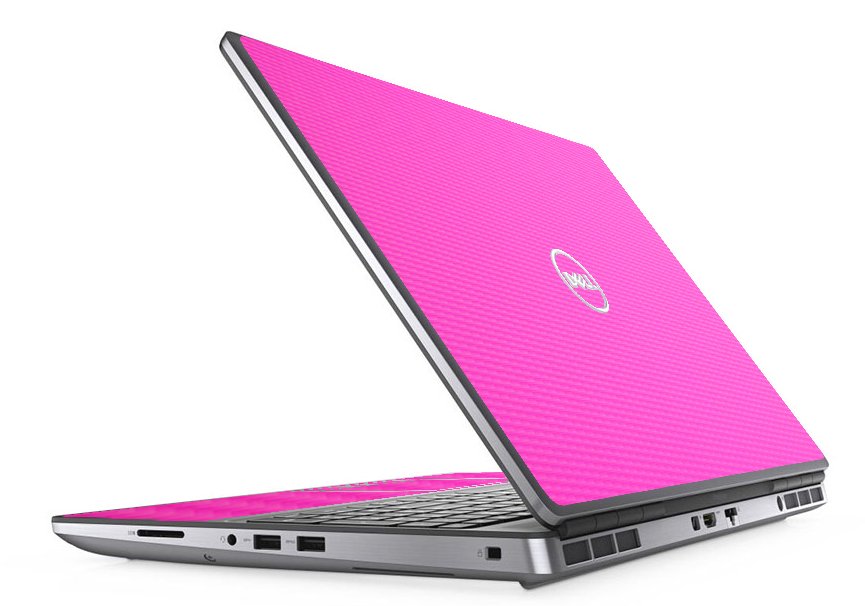Dell Precision 7750 PINK CARBON FIBER Laptop Skin
