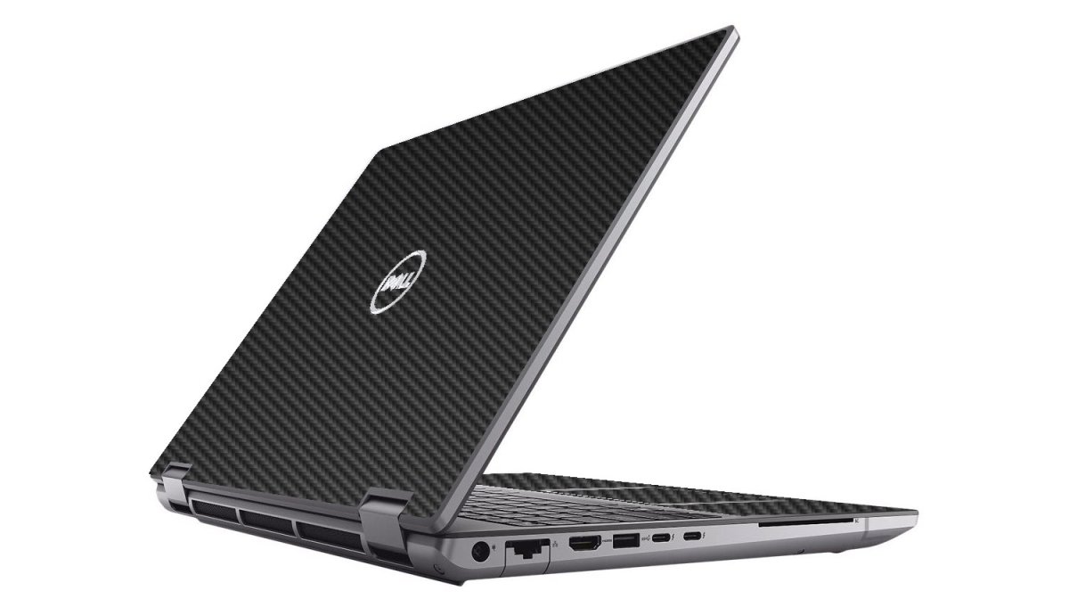 Dell Precision 7670 Workstation BLACK CARBON FIBER Laptop Skin