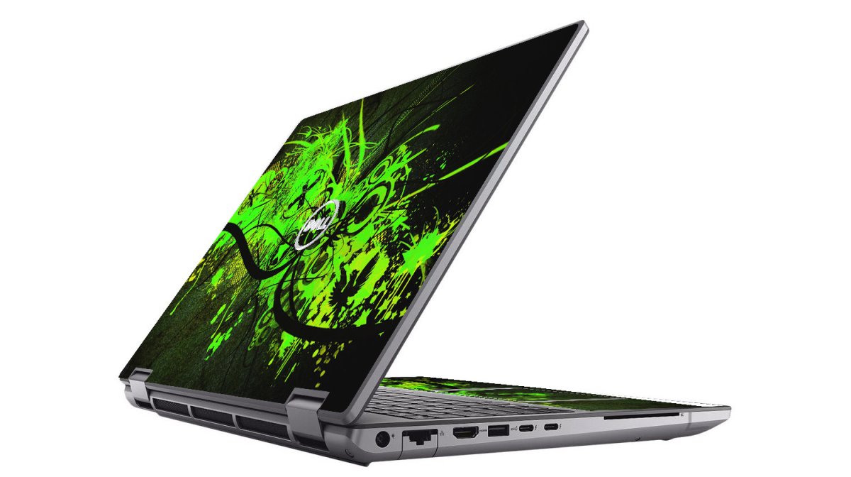 Dell Precision 7670 Workstation GRAFFITI GREEN Laptop Skin
