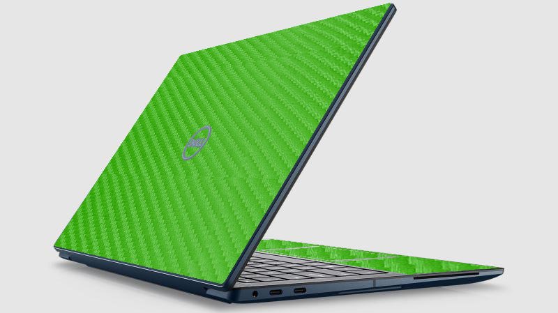 Dell Precision 5470 GREEN CARBON FIBER Laptop Skin