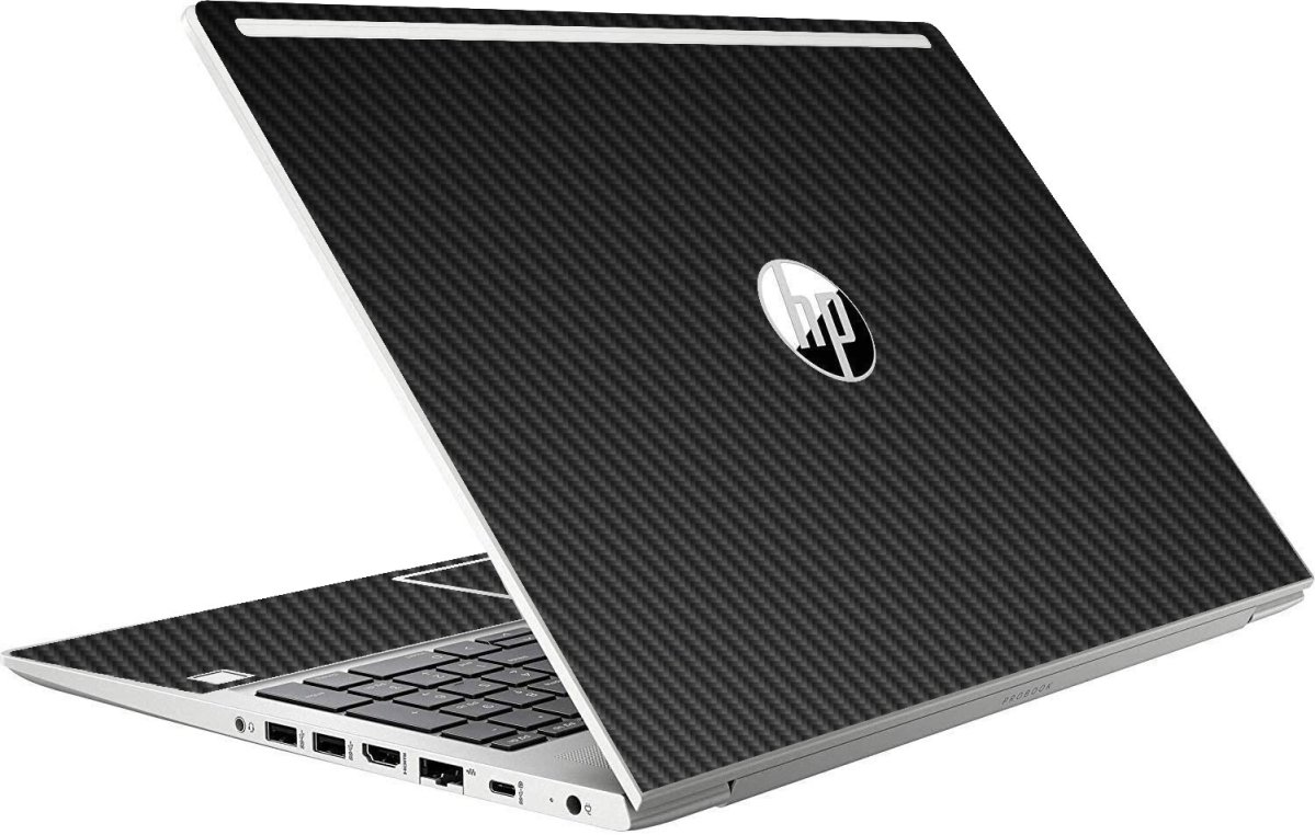 HP ProBook 445 G10/ G11 BLACK CARBON FIBER Laptop Skin
