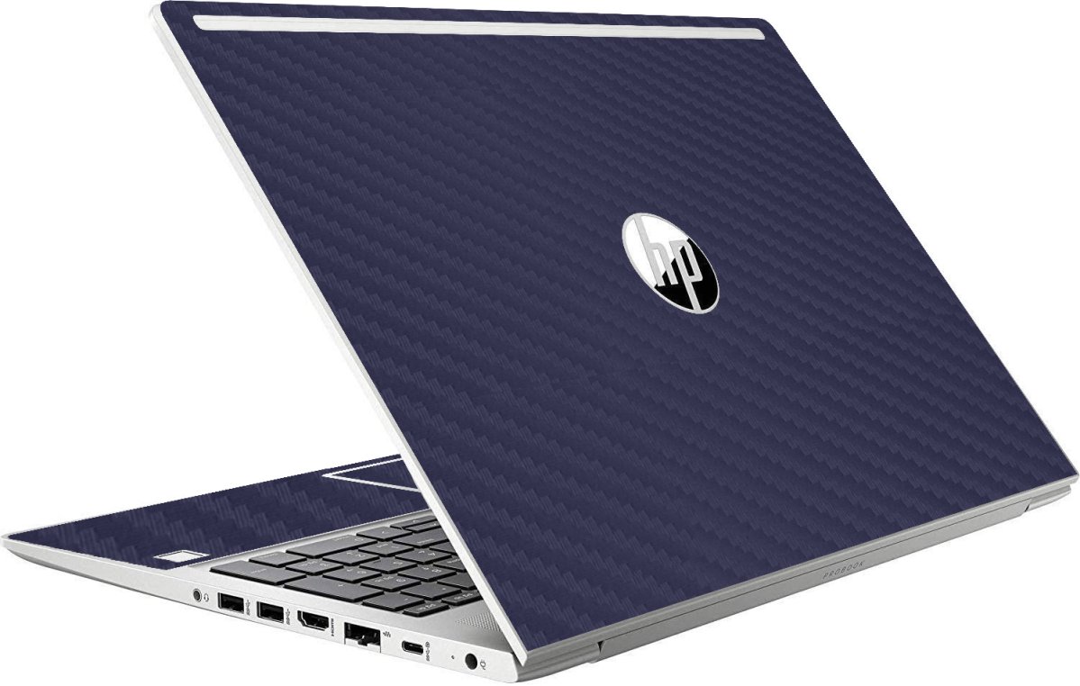 HP ProBook 450 G6 BLUE CARBON FIBER Laptop Skin