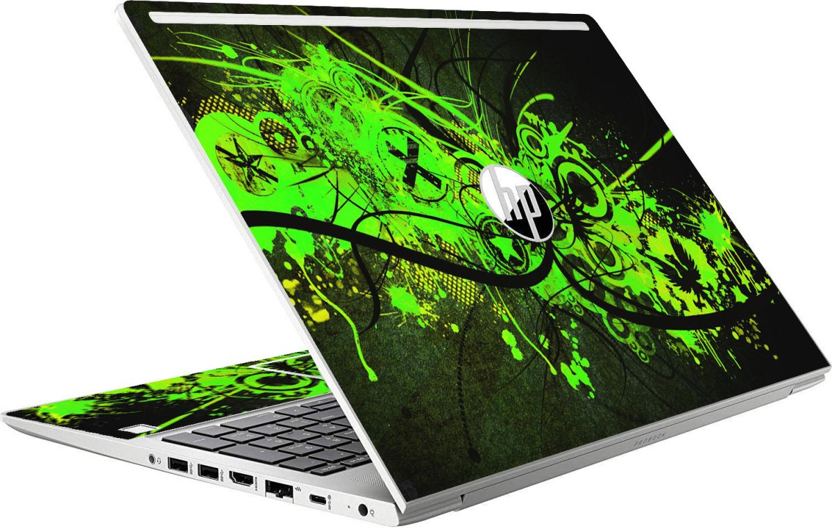 HP ProBook 445 G10/ G11 GRAFITTI GREEN Laptop Skin