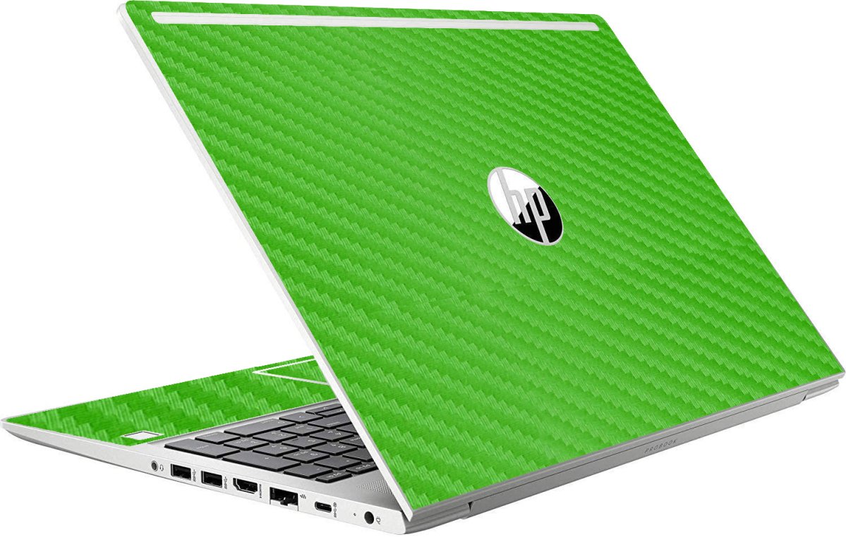 HP ProBook 450 G6 GREEN CARBON FIBER Laptop Skin