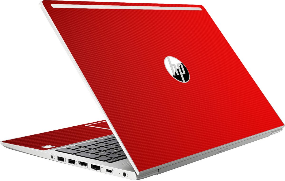 HP ProBook 450 G6 RED CARBON FIBER Laptop Skin