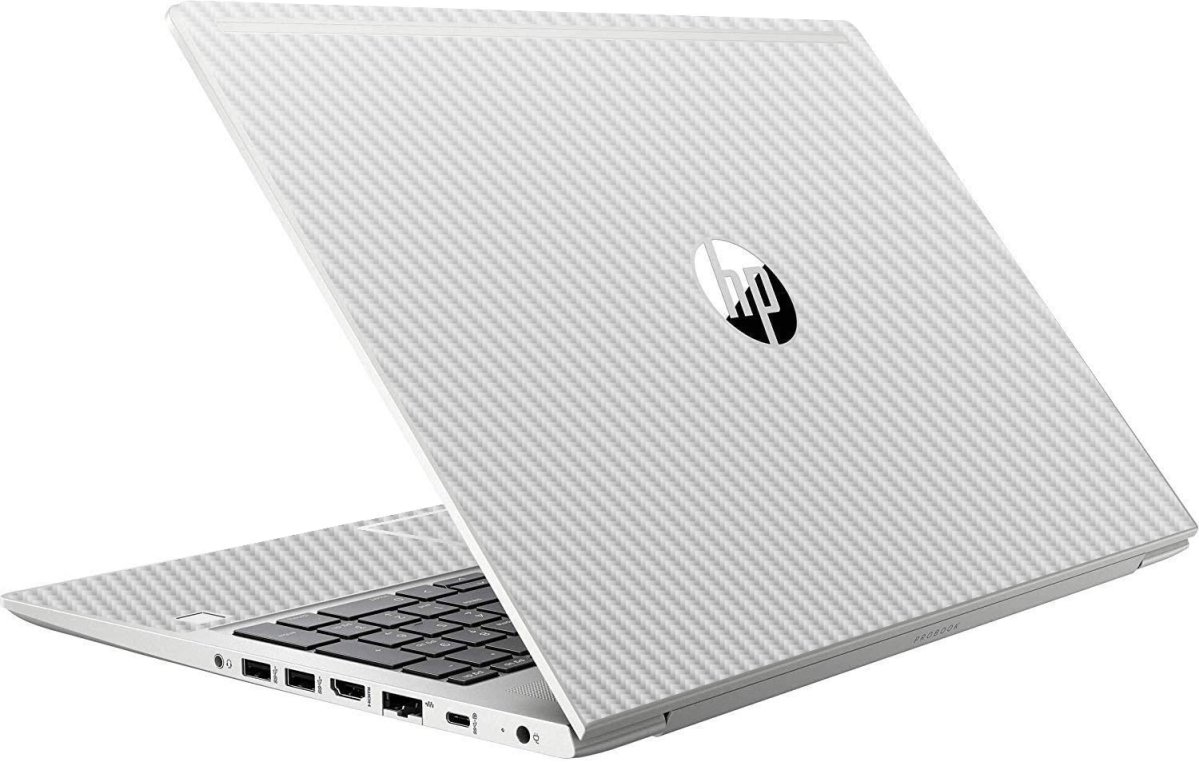 HP ProBook 450 G6 WHITE CARBON FIBER Laptop Skin