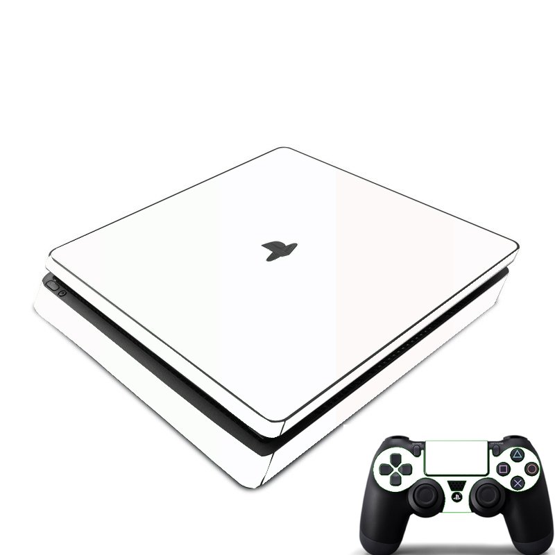 Playstation PS4 Slim White Console Skin