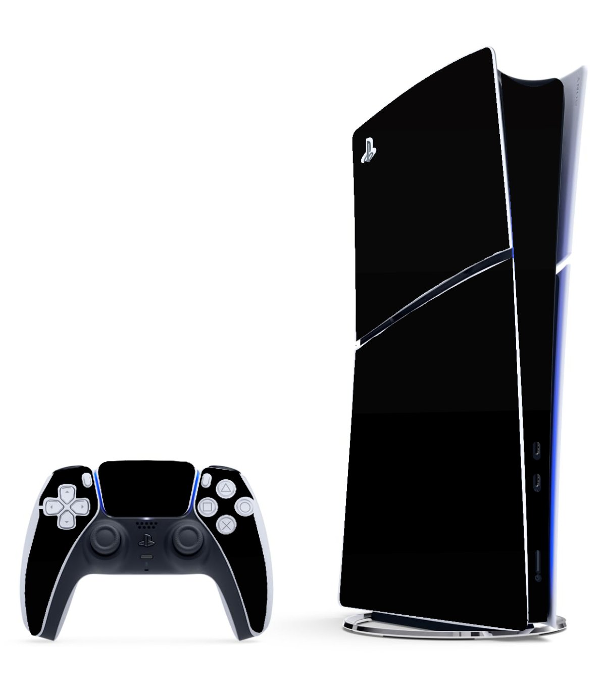 Playstation 5 Slim BLACK Console Skin
