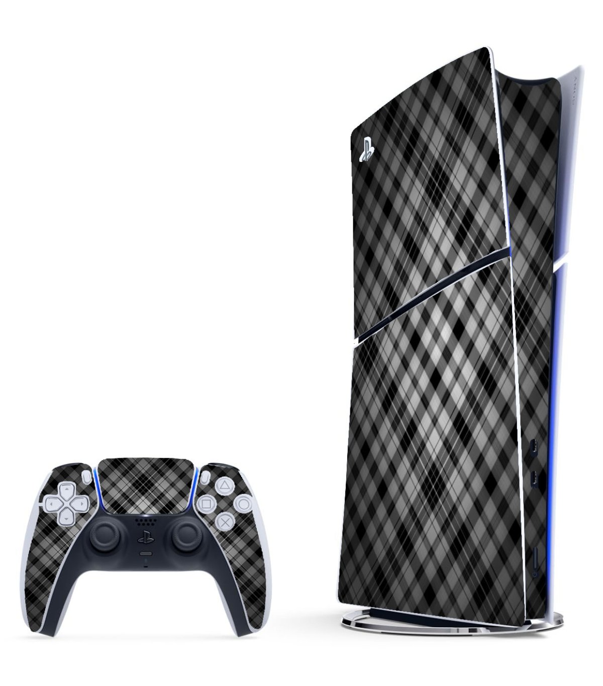 Playstation 5 Slim POSH PLAID Console Skin