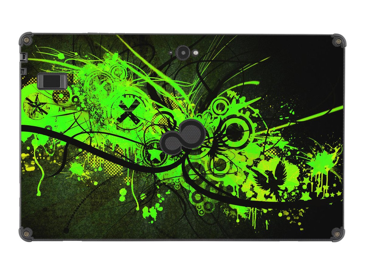 Fujitsu Stylistic Q739 GRAFFITI GREEN Laptop Skin