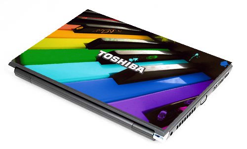 Toshiba R700 COLORFUL PIANO Laptop Skin