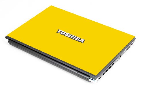 Toshiba R700 YELLOW Laptop Skin