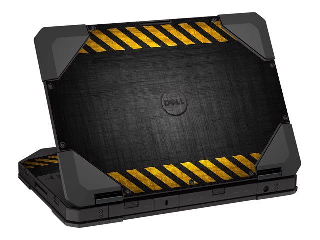 Dell Latitude 14 RUGGED 5404 / 5414 BLACK CAUTION BORDER Laptop Skin
