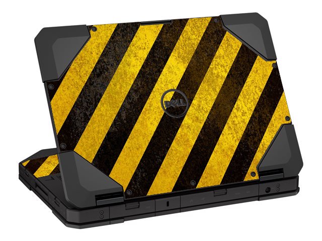 Dell Latitude 14 RUGGED 5404 / 5414 CAUTION STRIPES Laptop Skin