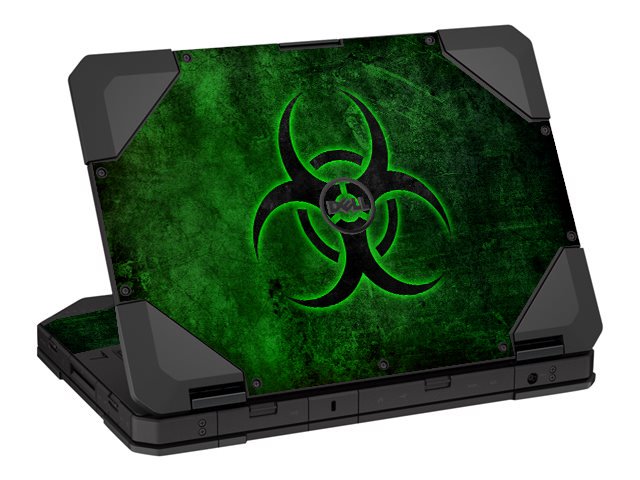 Dell Latitude 14 RUGGED 5404 / 5414 GREEN BIOHAZARD Laptop Skin