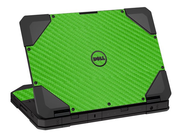 Dell Latitude 14 RUGGED 5404 / 5414 GREEN CARBON FIBER Laptop Skin