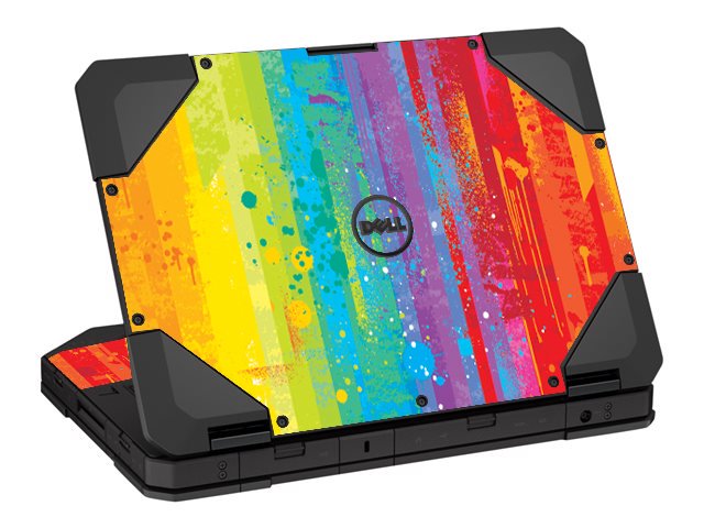 Dell Latitude 14 RUGGED 5404 / 5414 GRUNGE RAINBOW Laptop Skin