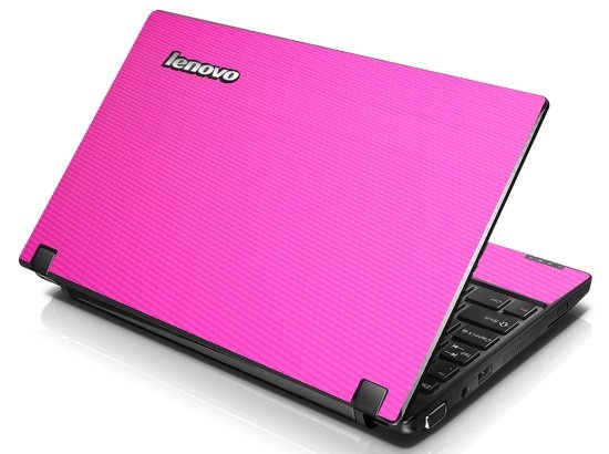 IdeaPad S10-3 PINK CARBON FIBER Laptop Skin