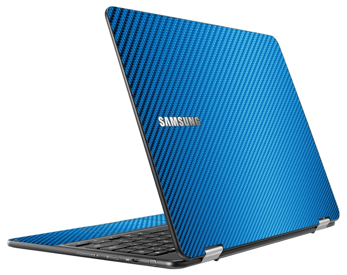 Samsung Chromebook XE550C22 BLUE CARBON FIBER Laptop Skin