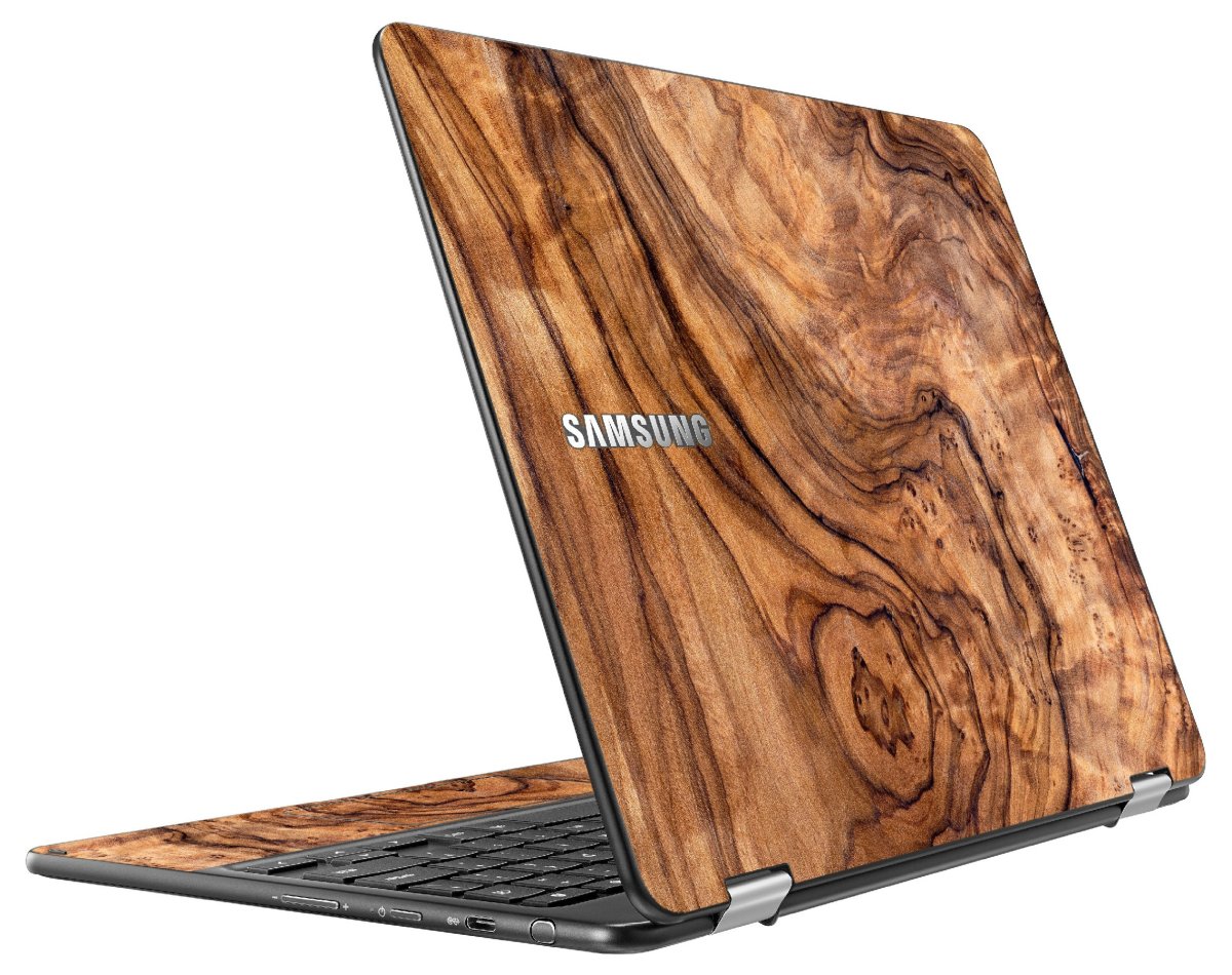 Samsung Chromebook XE550C22 OLIVE WOOD Laptop Skin