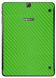Samsung Galaxy Tablet S2 GREEN CARBON FIBER Laptop Skin