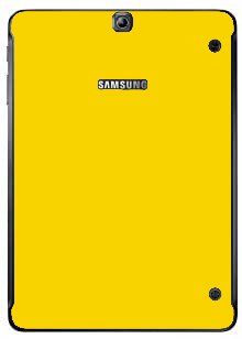 Samsung Galaxy Tablet S2 YELLOW Laptop Skin