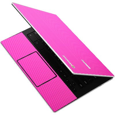 Samsung Chromebook XE340XDA PINK CARBON FIBER Laptop Skin