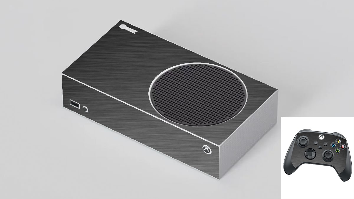 Microsoft Xbox Series S MTS #3 GUN METAL Laptop Skin