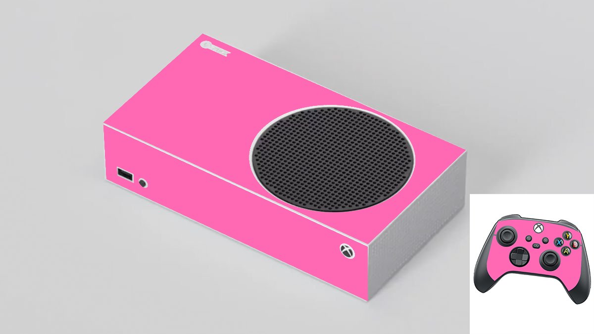 Microsoft Xbox Series S PINK Laptop Skin
