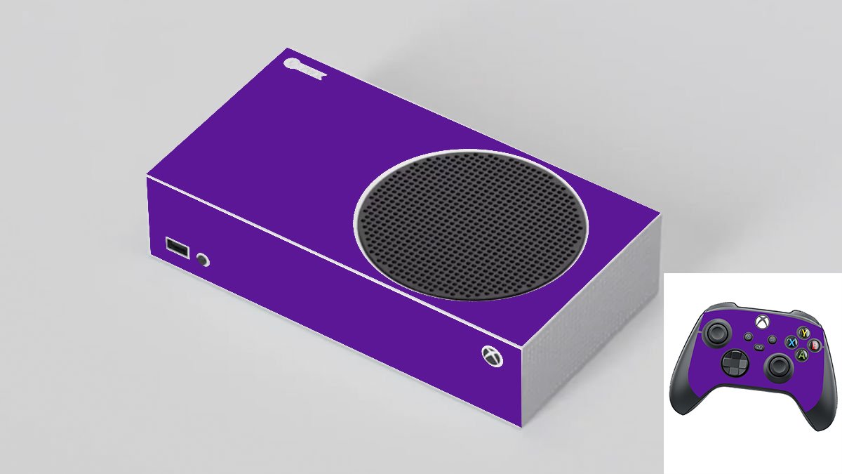 Microsoft Xbox Series S PURPLE Laptop Skin