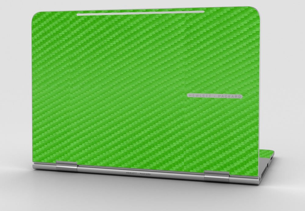 HP Spectre X360 13- 4103DX GREEN CARBON FIBER Laptop Skin