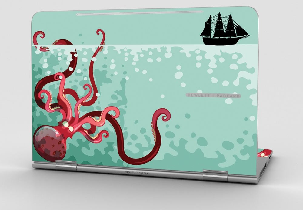 HP Spectre X360 13- 4103DX KRACKEN Laptop Skin